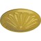 Ekena Millwork Brontes Ceiling Medallion (Fits Canopies up to 3 5/8"), Hand-Painted Rich Gold, 25 1/2"OD x 5 1/2"P CM25BRRGS - alternate 3